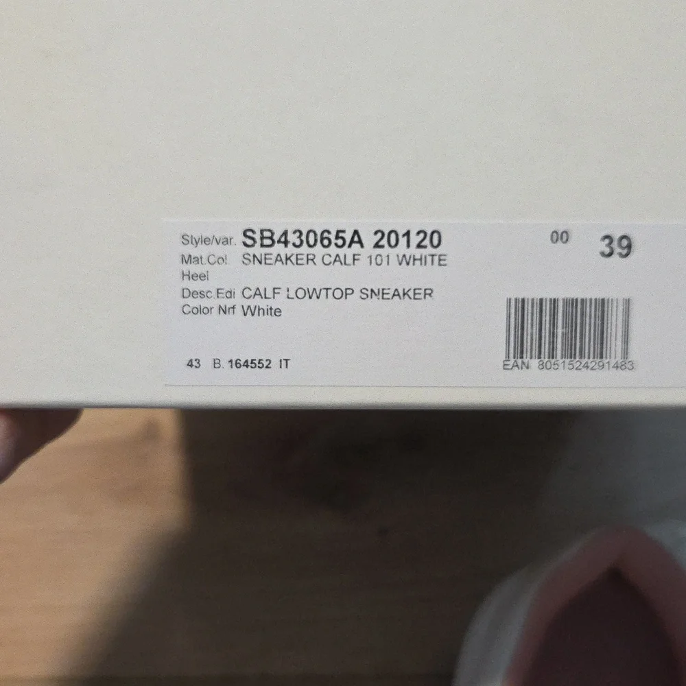 See By Chloe Essie pink/white leather Sneakers Sz 39 - Picture 9 of 14